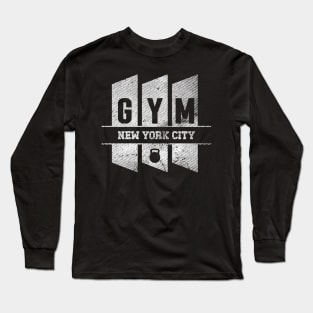 Gym New York City v2 Long Sleeve T-Shirt